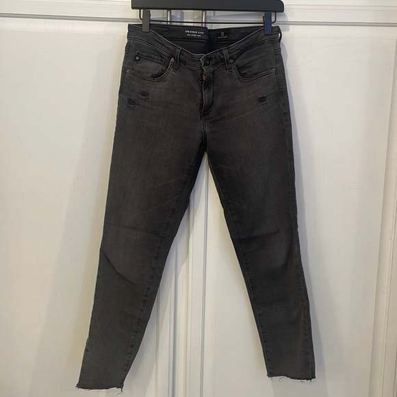 Ag Adriano Goldschmied Denim - Adriano Goldschmied Stevie slim straight Capri, size 29